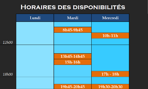 horaires cours piano clermont-ferrand